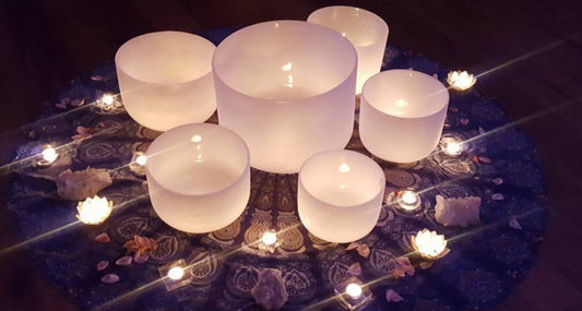 Crystal Singing Bowls Sound bath